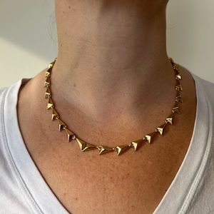 House of Harlow Gold Geometric Triangle necklace